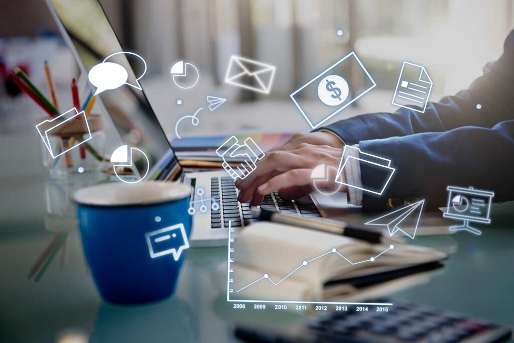 Agencia digital creativa especializada en sitios web, redes sociales, SEO, SEM y digitalización para emprendedores y PYMEs.
